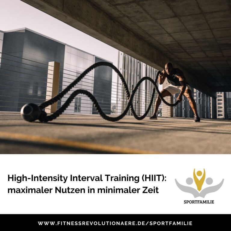 High-Intensity Interval Training (HIIT): maximaler Nutzen in minimaler Zeit